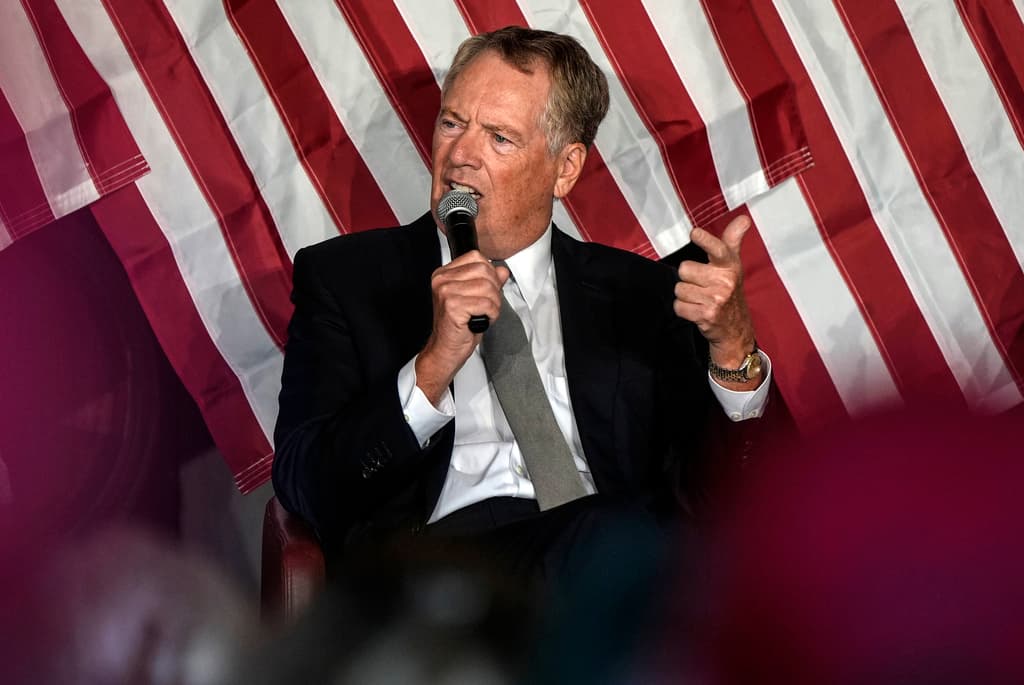 Robert Lighthizer en un evento de Georgia.