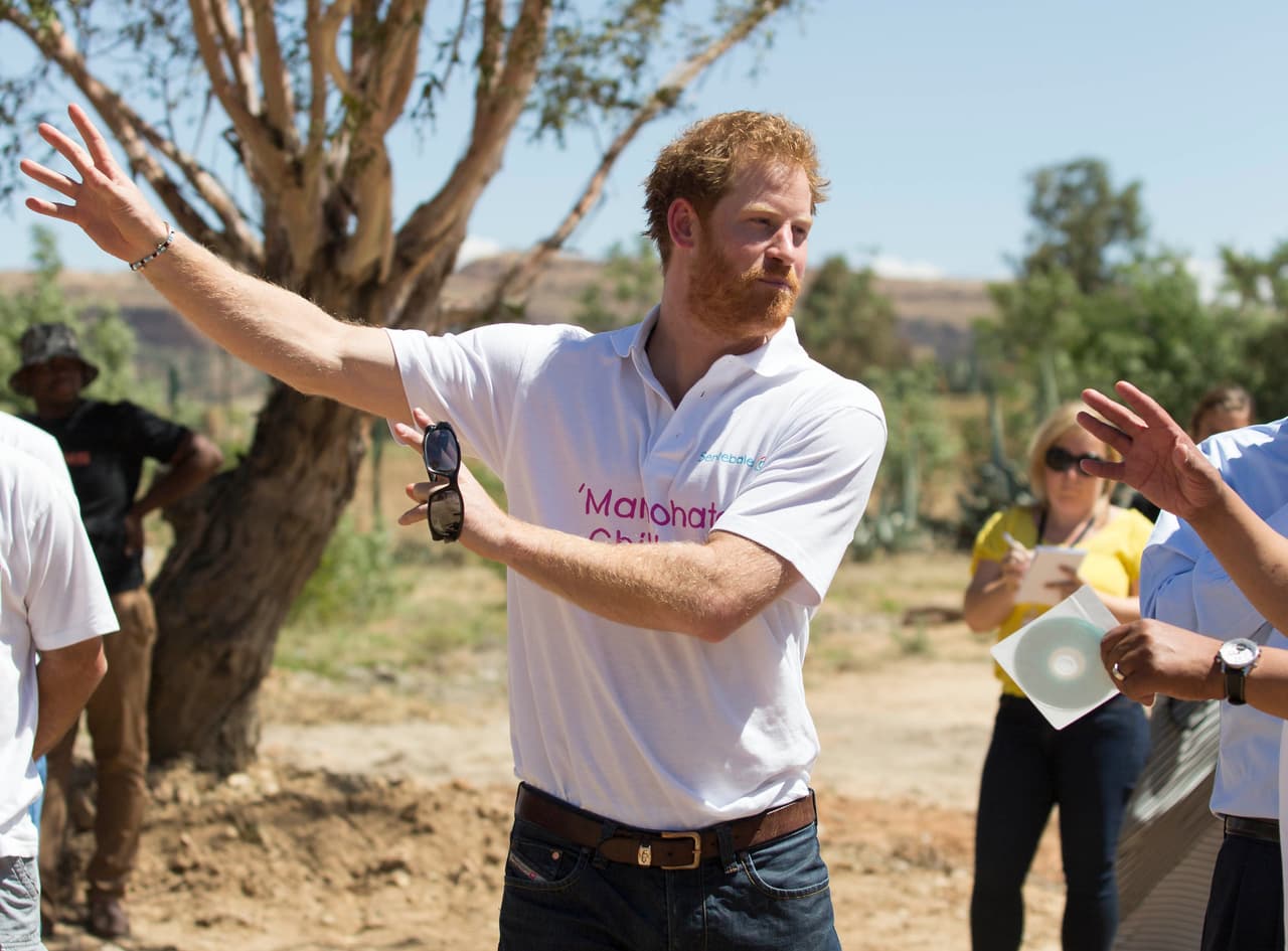 Fue hace 11 años que Harry visitó Lesoto por primera vez.