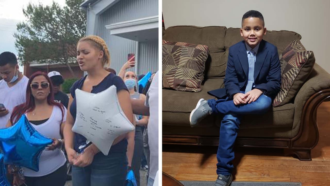 Madre consigue visa humanitaria para darle el último adiós a Juan Steven Lebrón, su hijo de 9 años