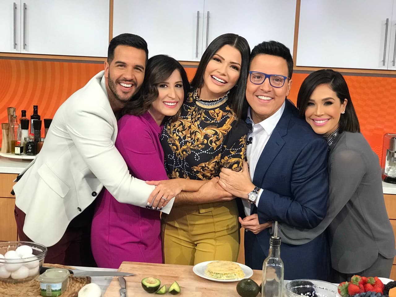 Ana Patricia estuvo de visita en Despierta América y desde su llegada recibió muestras de cariño por parte de sus compañeros y todos en el estudio.