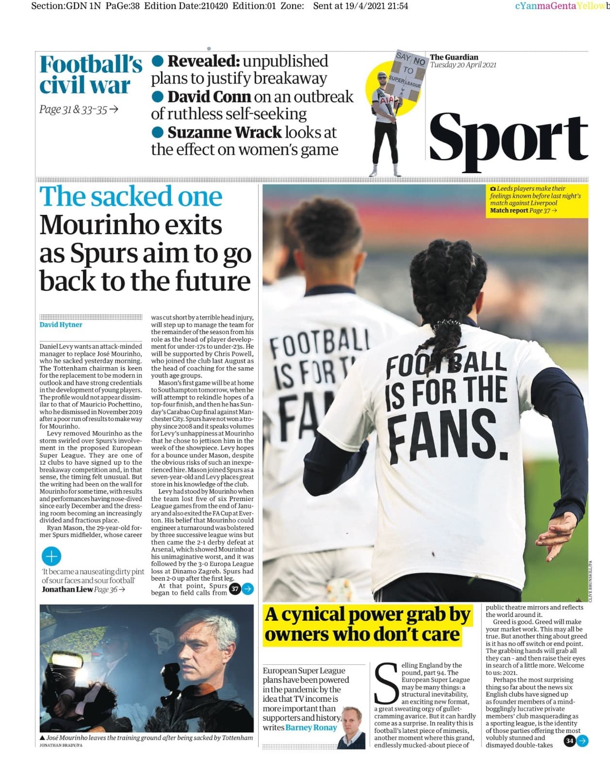 Estos son algunos encabezados de los medios de comunicación.