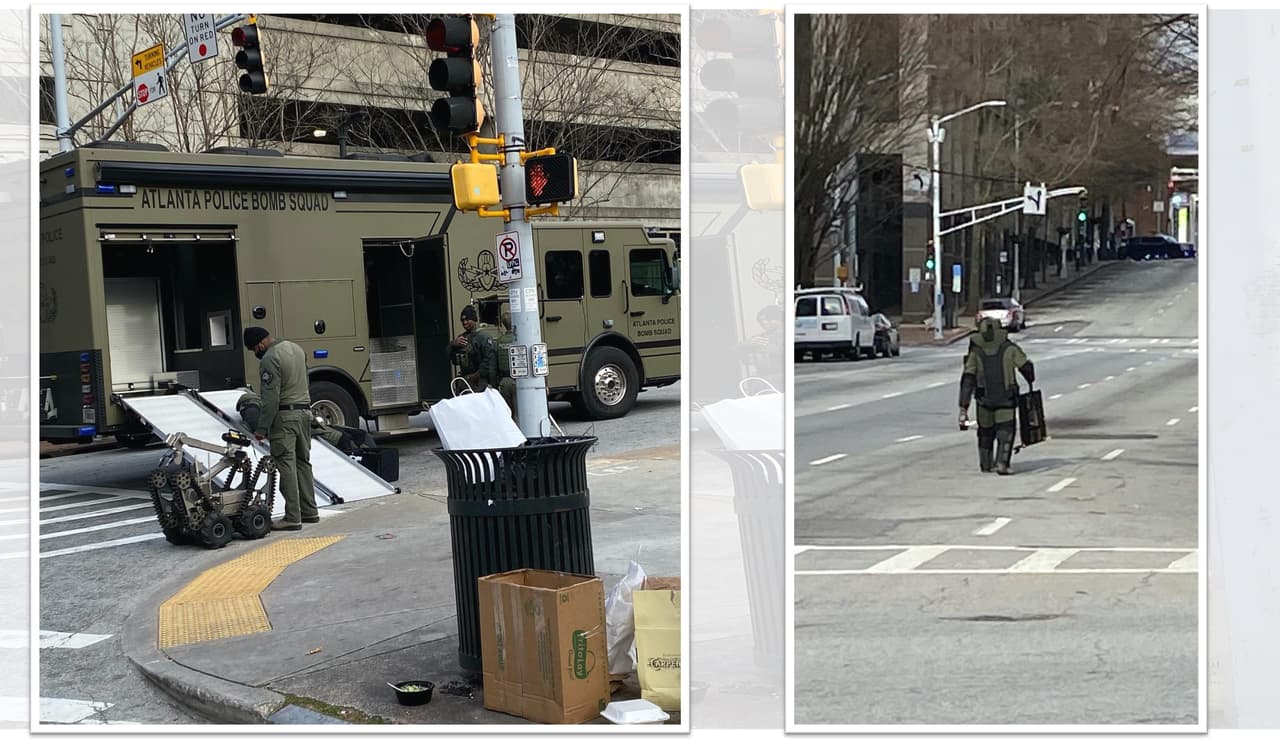 Investigan la presencia de un paquete sospechoso en la Corte del condado Fulton