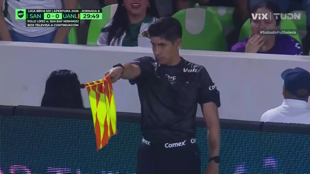 ¡Gol anulado! Bullaude había hecho el primero pero estaba en fuera de lugar