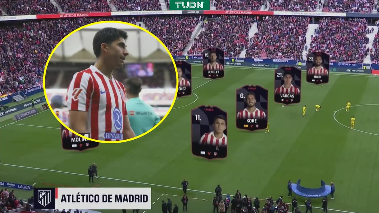 Obed Vargas, titular en apretada victoria del Atlético de Madrid 