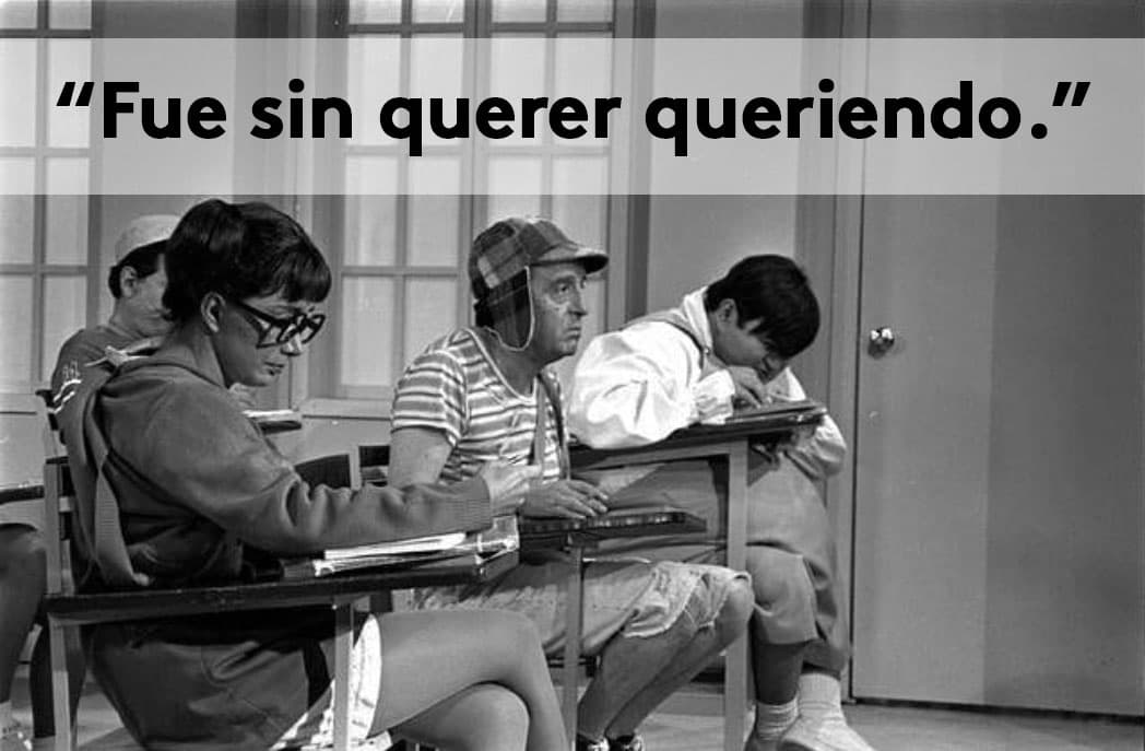 Siempre decía estas palabras cuando cometía un error.