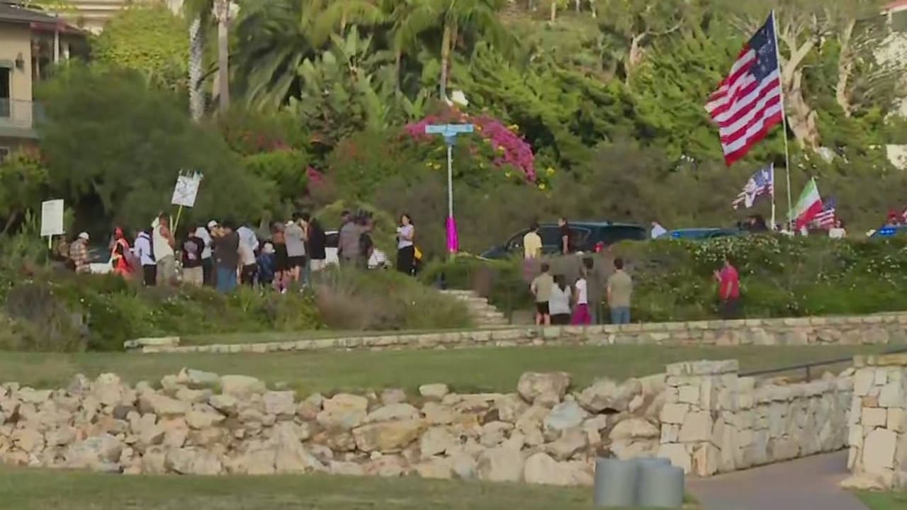 Arrestan a un sospechoso armado cerca del evento de Trump en Rancho Palos Verdes