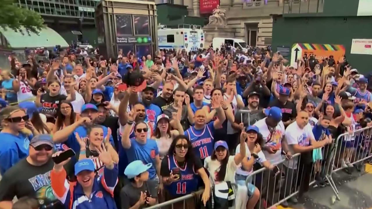 Crónica: NYC festejó a lo grande el triunfo de los Knicks con desfile histórico