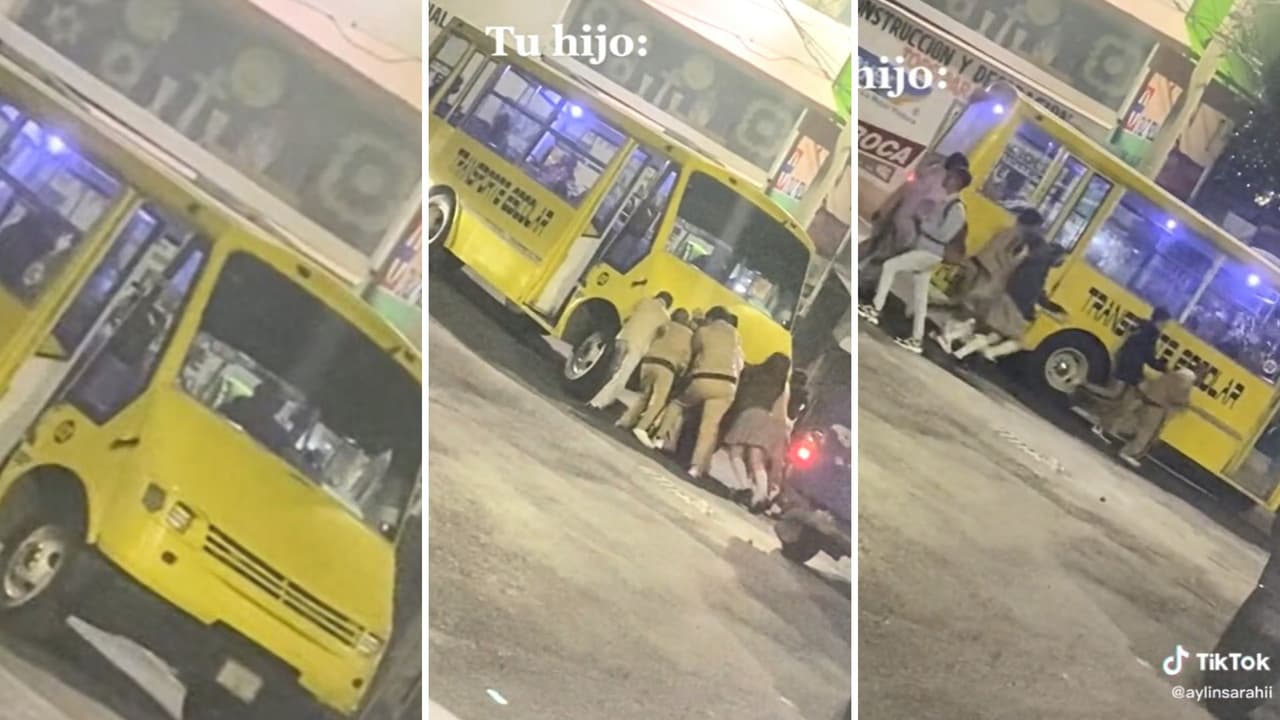 Todo el incidente quedó grabado y el final provocó risas en Internet