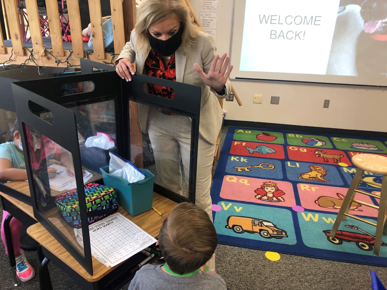 El distrito compartió fotos de sus alumnos en este regreso a clases presenciales.
<br>