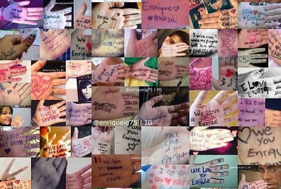 Y sus seguidores siguieron dándole ánimos para que regresara lo más pronto posible a sus actividades normales.