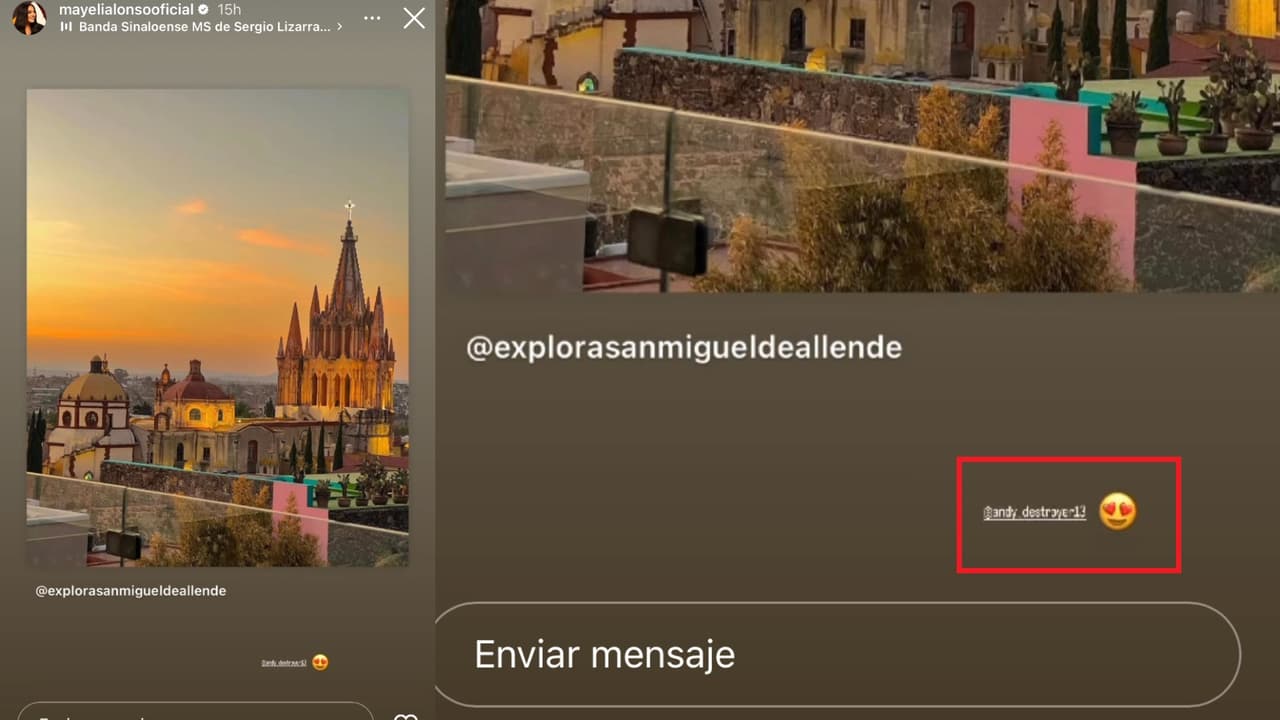 Mayeli Alonso etiquetó a Andy Ruiz Jr. en esta romántica dedicatoria con la canción 'Háblame de ti' de Banda MS.