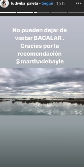 Paleta invitó a sus seguidores a visitar
<b> Bacalar</b>, lugar que eligió para tomar las vacaciones con su esposo.