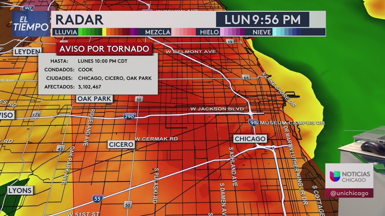 Aviso por tornado - Radar