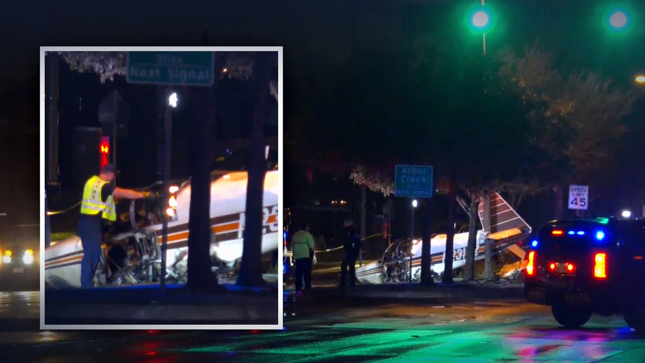 Dos personas resultan heridas al estrellarse un avión en Carrollton, Texas