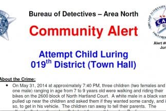 Hombre intenta raptar niños ofreciéndoles golosinas 