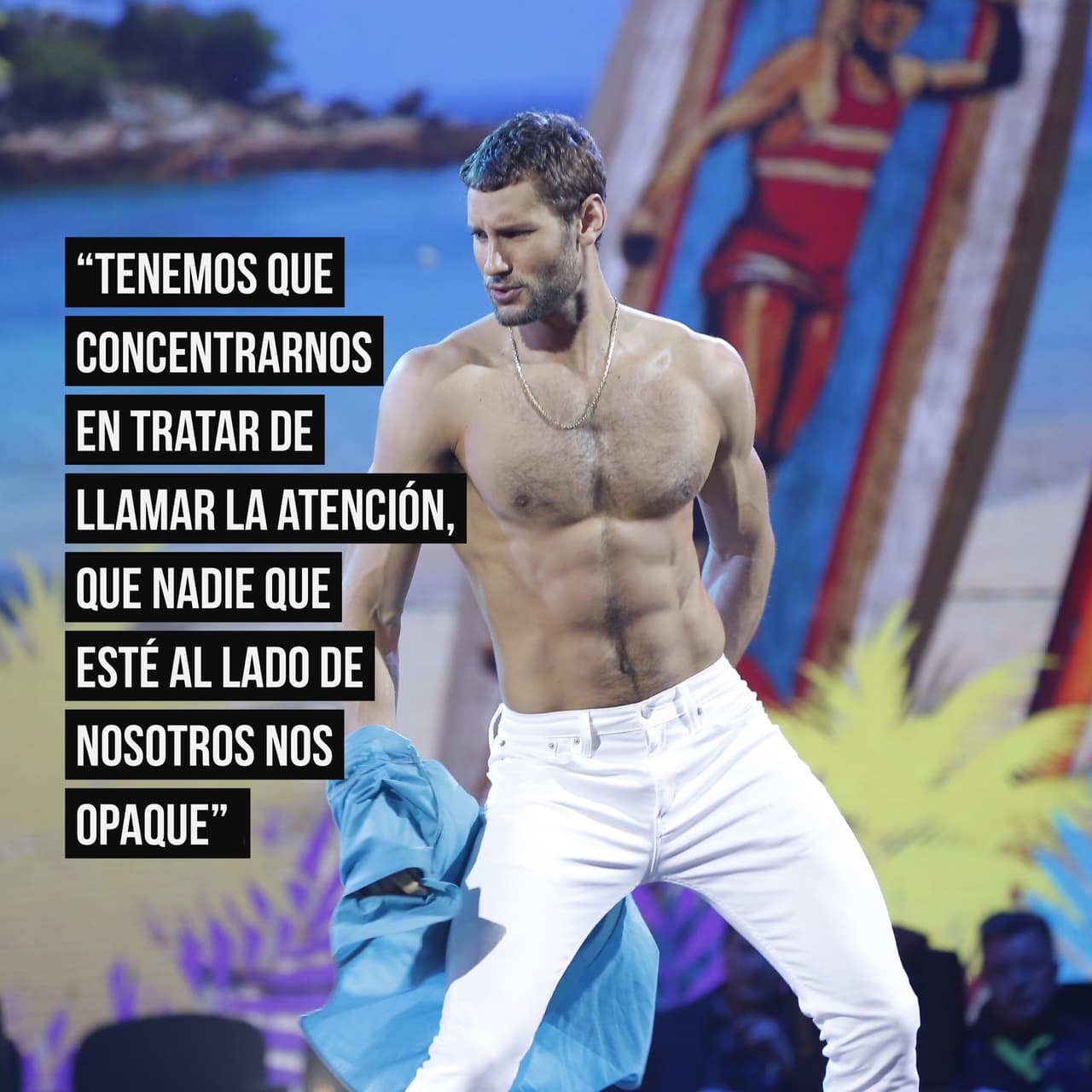 Lo que le dijo Johnny a Franco. Primera Gala de Mira Quién Baila con un 
<a href="http://www.univision.com/shows/mira-quien-baila/pena-no-tiene-el-naked-chef-se-quito-la-camisa-la-primera-noche-video">merengue al ritmo de 'Lo que no sabes tú'.</a>