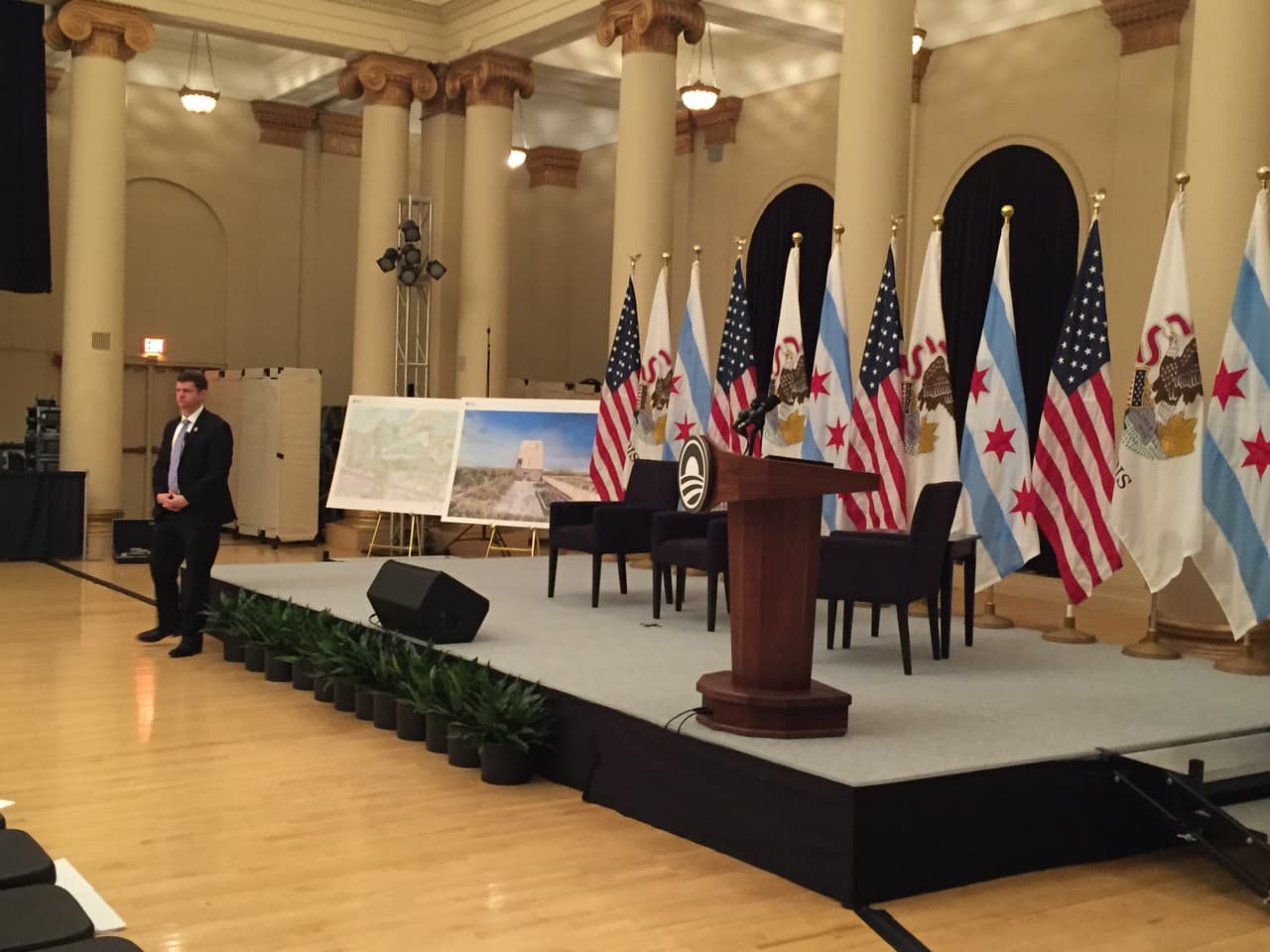 Michelle y Barack Obama estarán este miércoles en Chicago para dar a conocer más detalles del Obama Presidential Center.
<br>