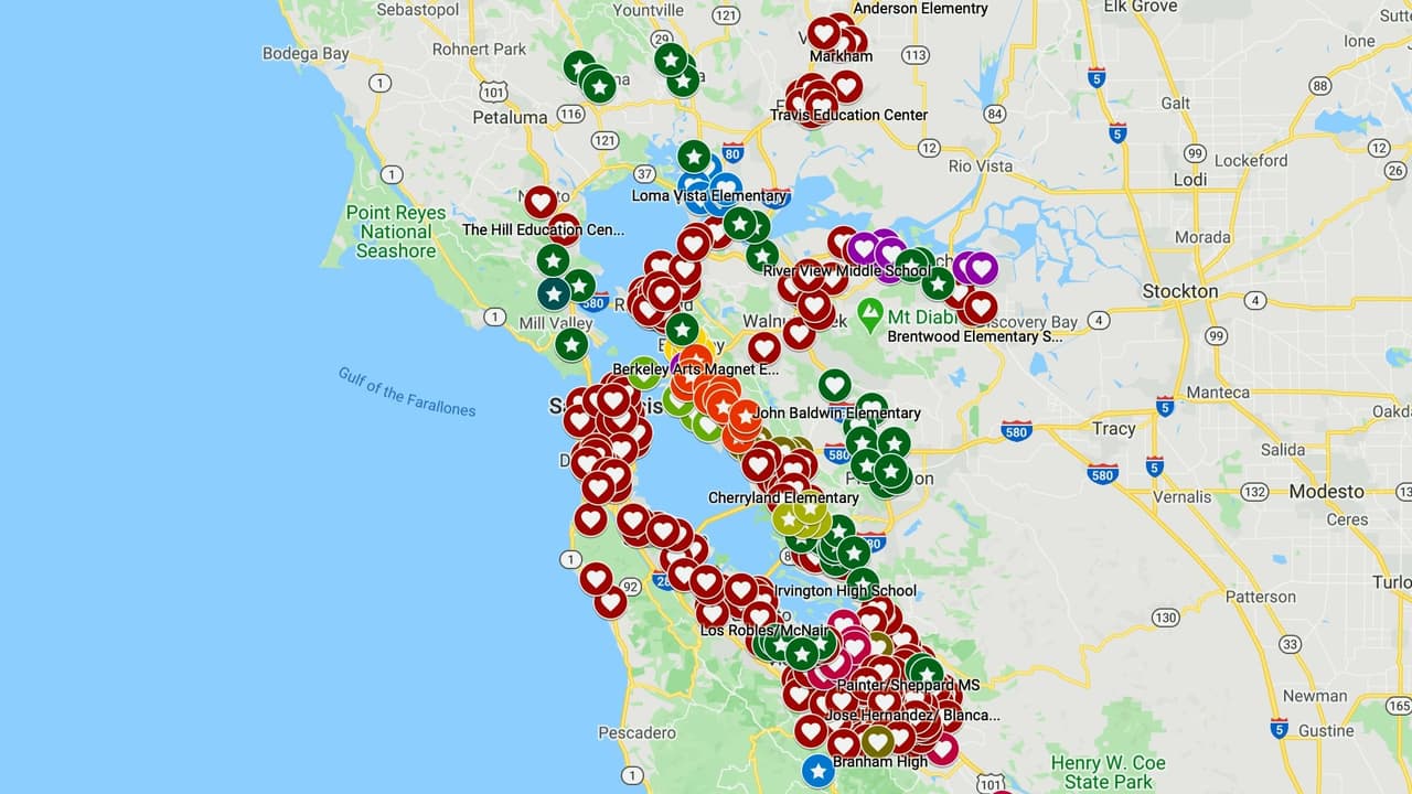 Este mapa te muestra más de 400 sitios donde ofrecen comida gratis para familias del norte de California