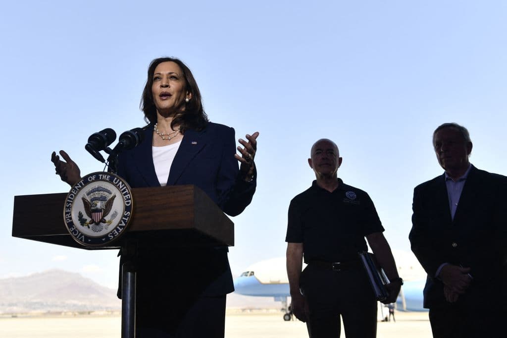 “La inmigración requiere un enfoque integral": Kamala Harris al cierre de su visita a El Paso