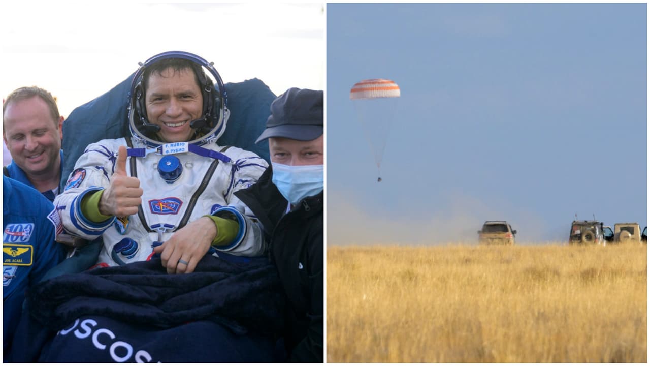 “Es bueno estar en casa”: El astronauta Frank Rubio vuelve a la Tierra luego de pasar 371 días en el espacio 