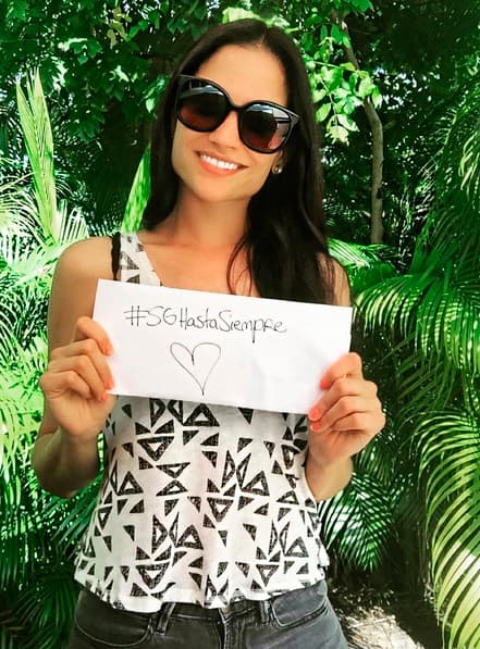 Esta belleza también compartió una selfie de lo triste que le puso el final de Sábado Gigante.