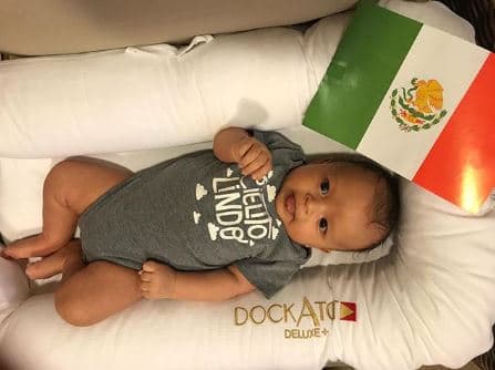 Ana Patricia Gámez festejó con esta imagen de su hijo Gael, misma que acompañó con el texto: "Cielito lindo. ¡Viva México! ¡Feliz día de la Independencia!".