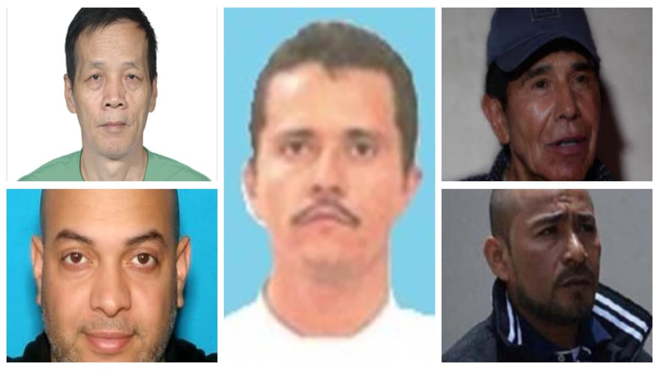 Recompensas de hasta $20 millones: esta es la lista actualizada de los fugitivos más buscados por la DEA