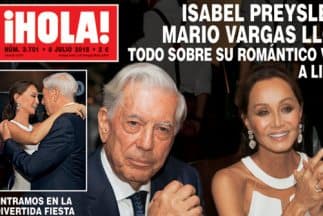 Preysler y Vargas Llosa en la portada de la revista ¡Hola!