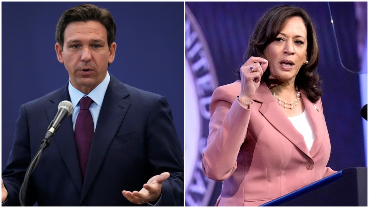 Ron DeSantis invita a la vicepresidenta Kamala Harris a discutir los nuevos estándares de historia negra de Florida