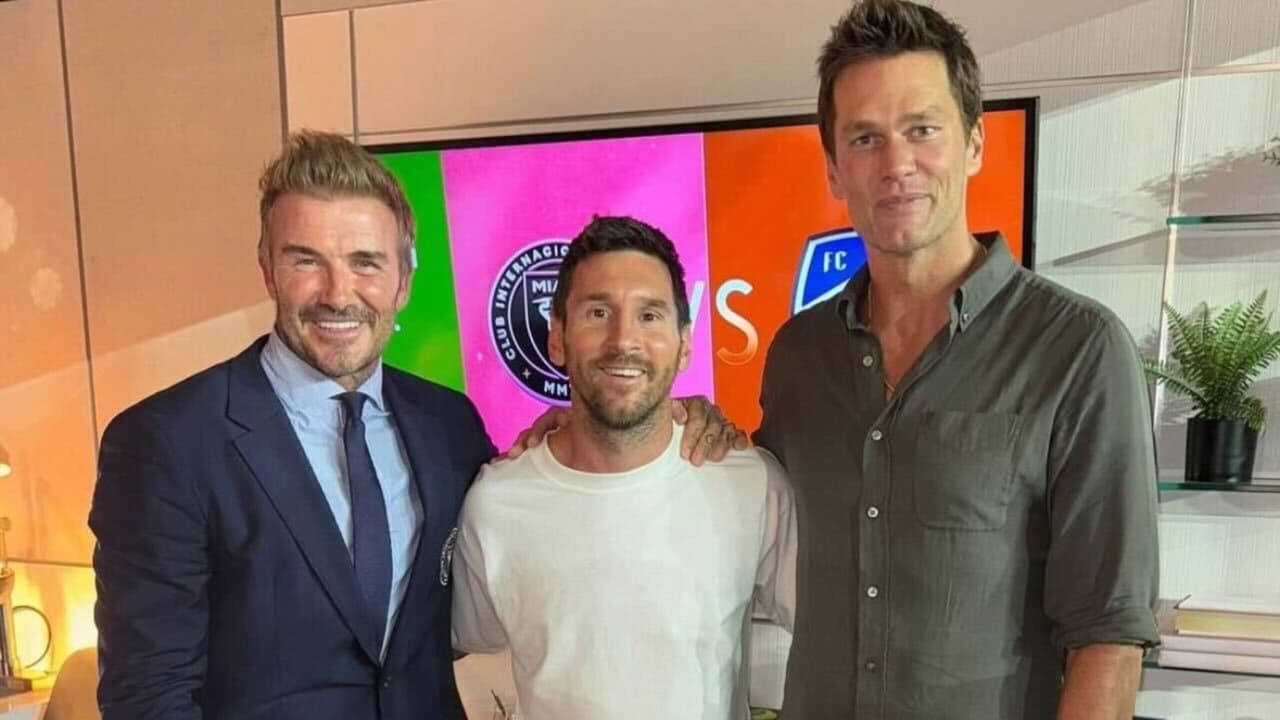 ¡Como fan! Beckham revela épico encuentro de Messi y Brady en Inter Miami