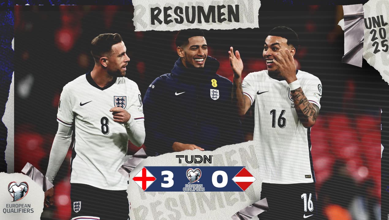 Inglaterra logra su segundo triunfo en Eliminatorias rumbo al Mundial 2026