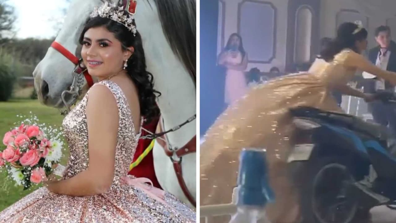 Quinceañera recibe moto de regalo y la choca al minuto: reacción de chambelanes se hizo viral