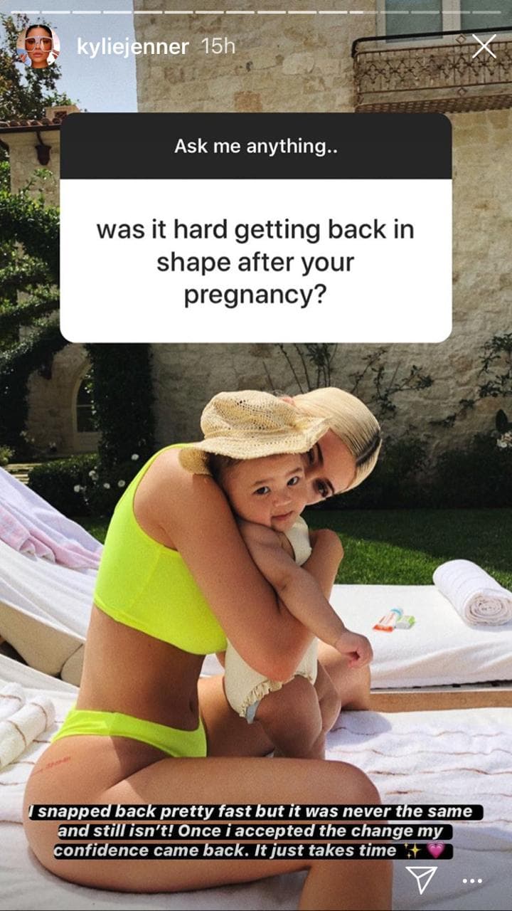 Una de las preguntas que eligió tiene que ver con la recuperación de su figura: "¡Volví bastante rápido, pero nunca fue lo mismo y todavía no lo es!", dijo. "Una vez que acepté el cambio, mi confianza volvió. Solo lleva tiempo".