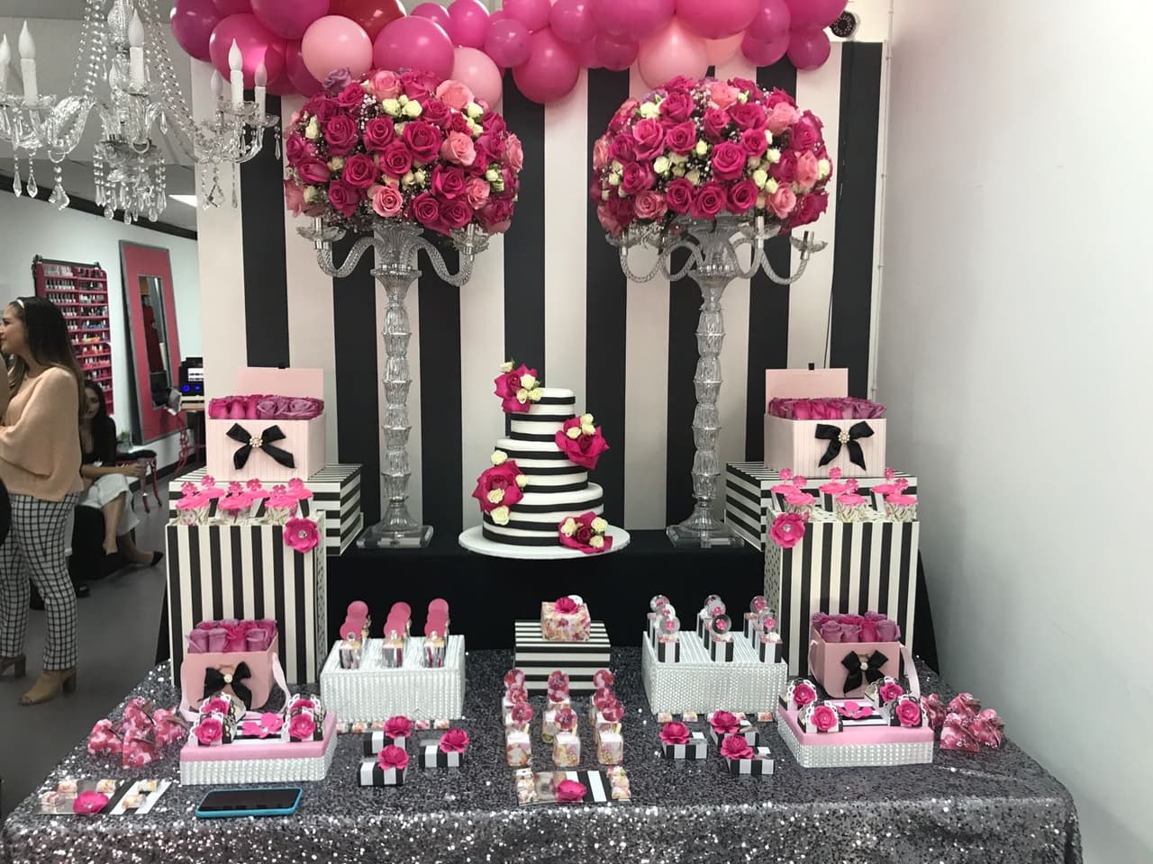 Ana cuidó todos los detalles para que todo saliera perfecto en este día especial para ella y su familia.