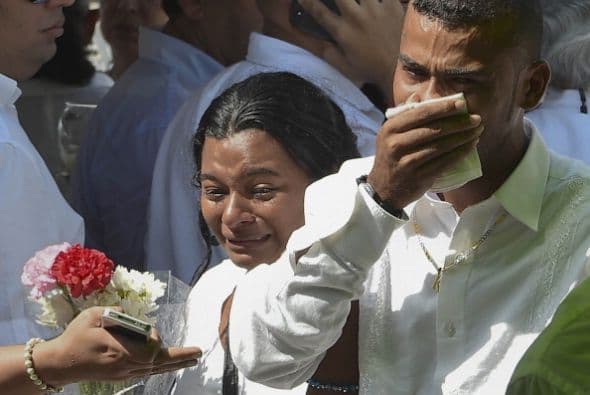 Los padres de los pequeños no pudieron ocultar su enorme congoja.