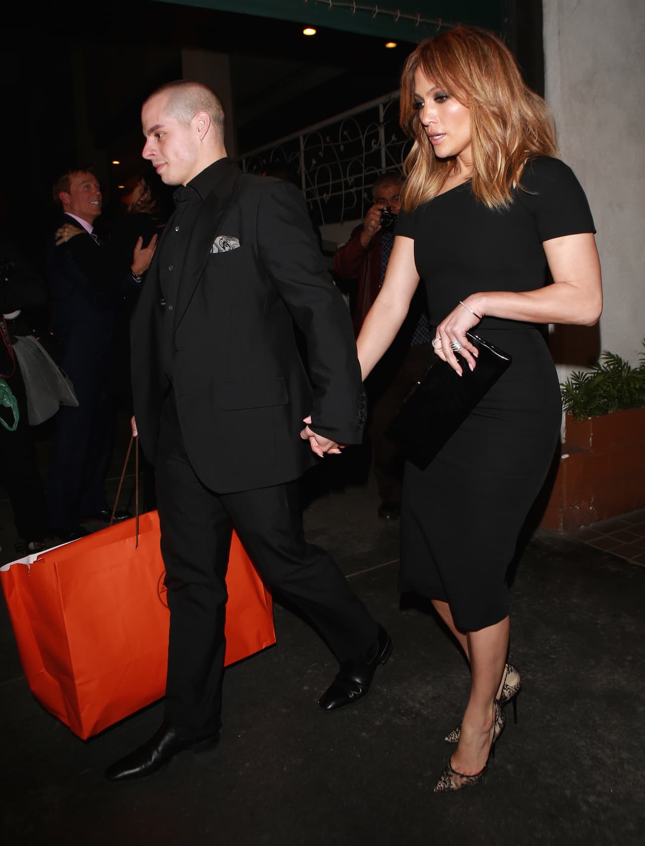 Y siguieron disfrutando de su noche en Hollywood.