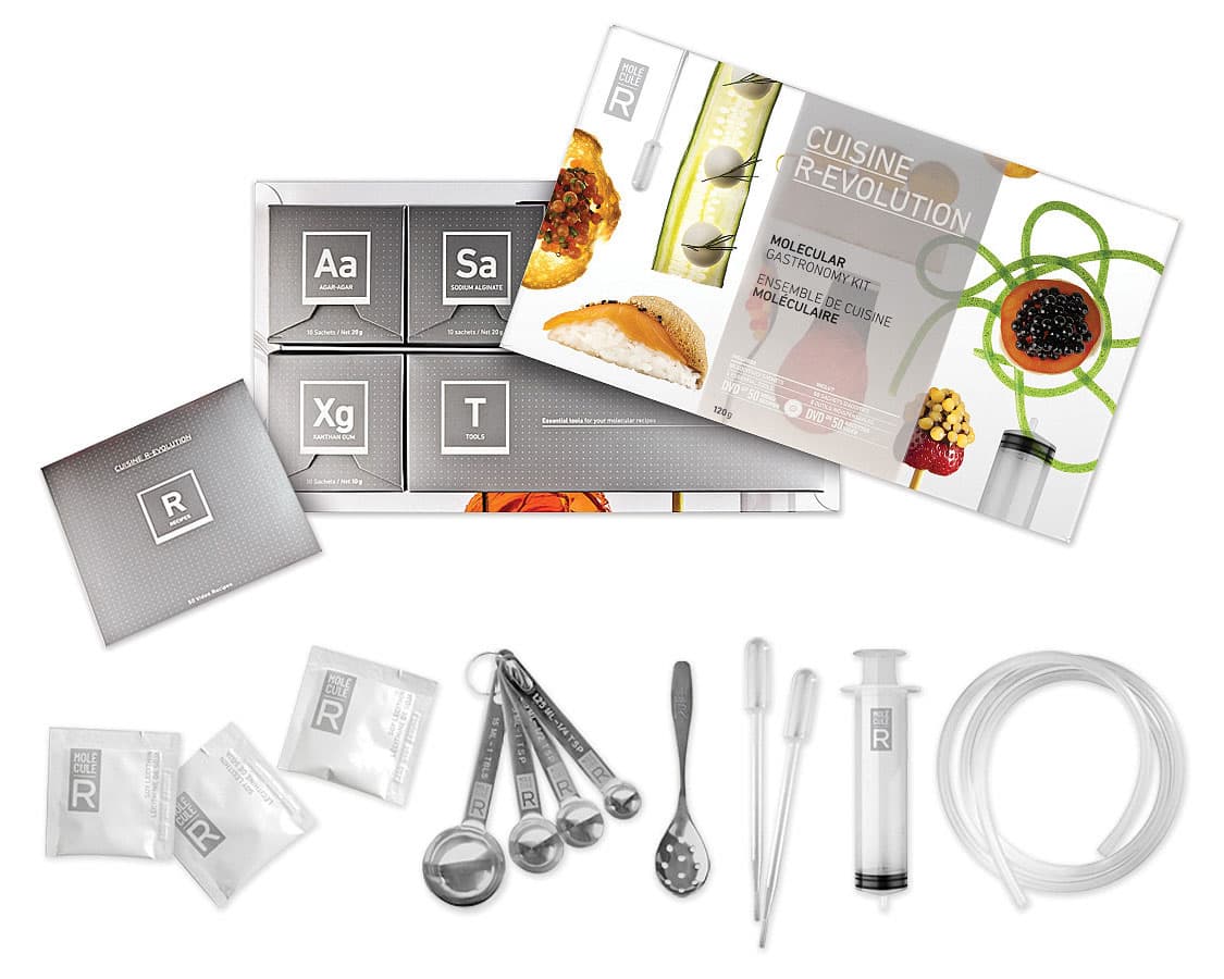 La tecnología y el diseño aplicados a las tareas de la vida cotidiana dan buenos resultados. Estos son ejemplos que te ayudarán a convertir tu cocina en un espacio más moderno. (En la foto: un kit de cocina molecular para usar en casa).