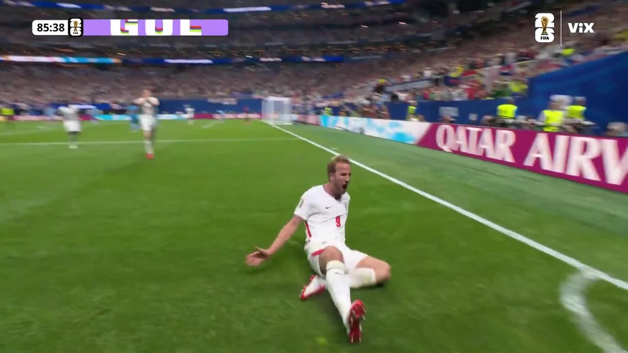 ¡Golazo increíble de Kane! Inglaterra remonta el partido frente al Congo