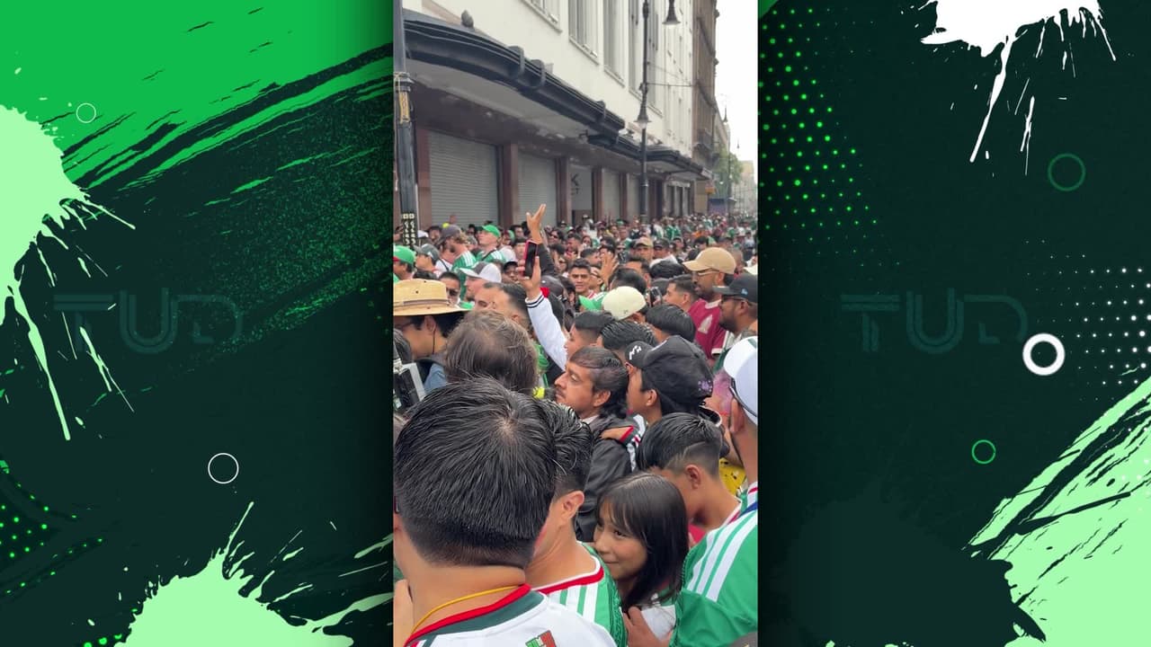 Largas filas y caos para ingresar al Fan Fest de la CDMX para inicio del Mundial 2026