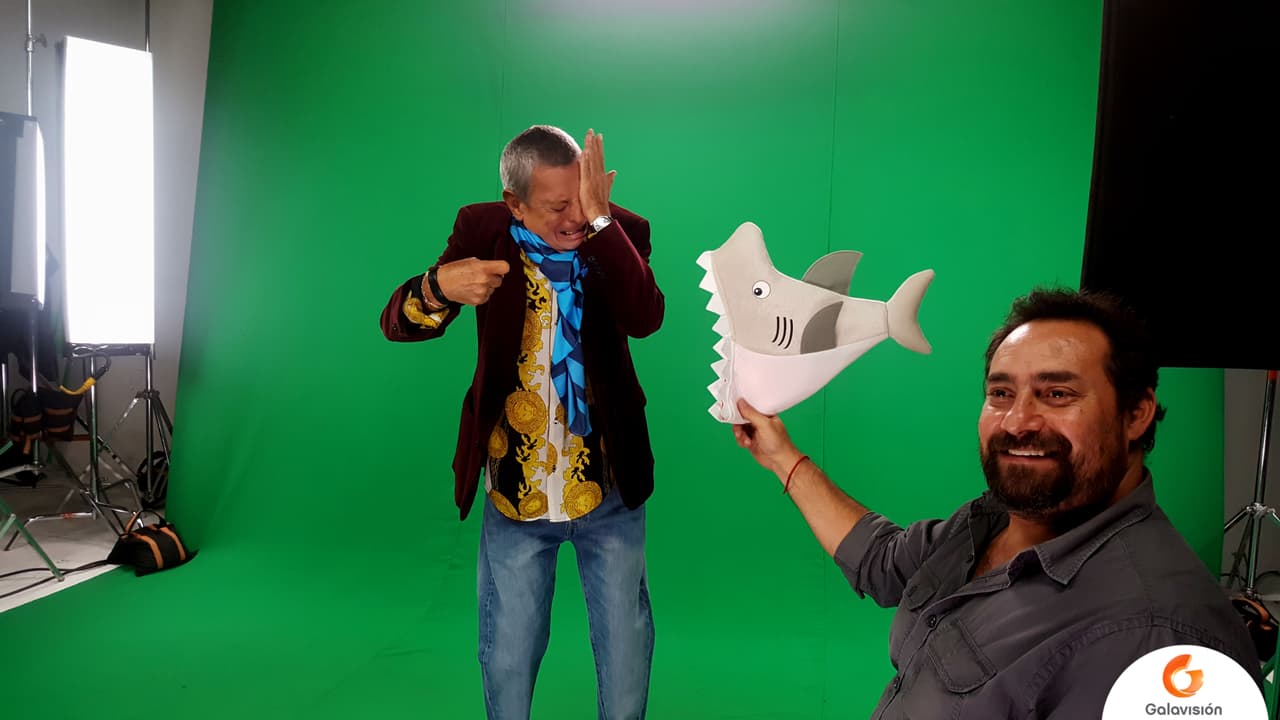 Frankie es un actor muy sensible, el tiburón lo hizo llorar.