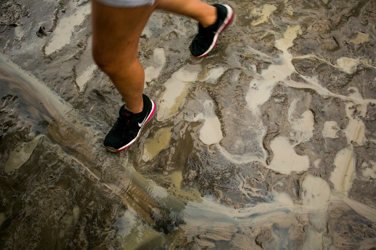 Algunas zonas de la ciudad quedaron bajo el agua luego de intensas lluvias.