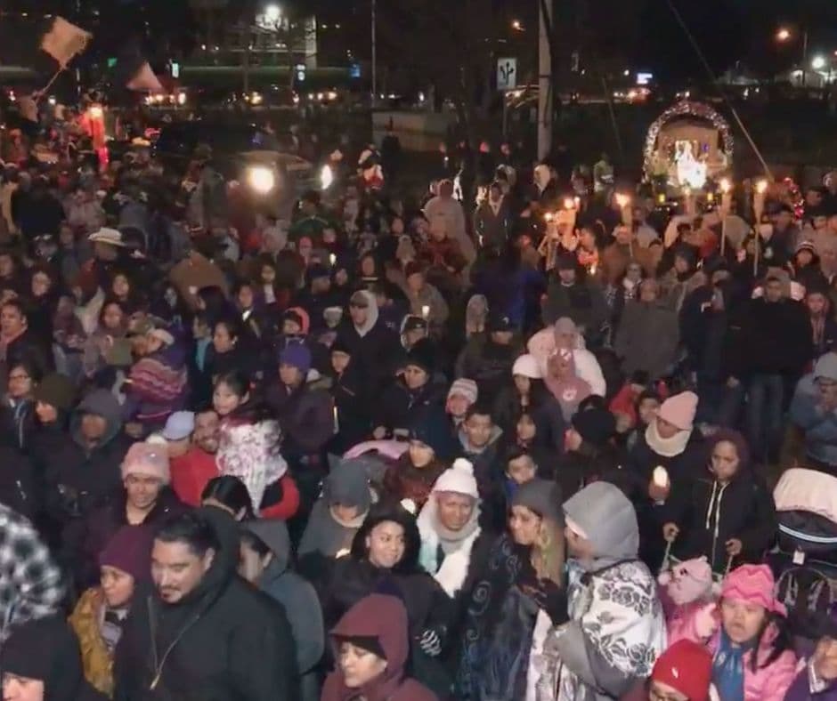 Actualmente la celebración 'Guadalupana' reúne a unos 4.000 feligreses de la región cada 11 de diciembre para realizar una procesión y llevar la tradicional serenata de las mañanitas en la víspera del día de la fiesta oficial este jueves 12 de diciembre.