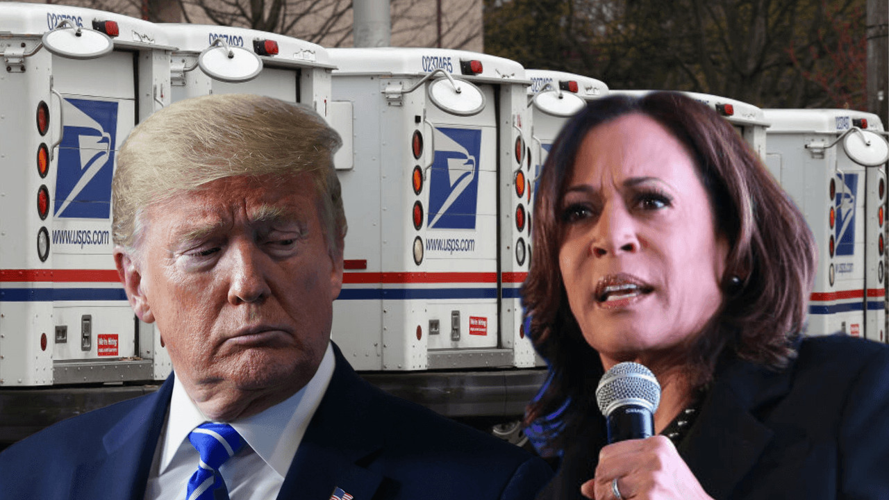 Kamala Harris califica de "ridícula" idea de Trump de encarecer el servicio postal
