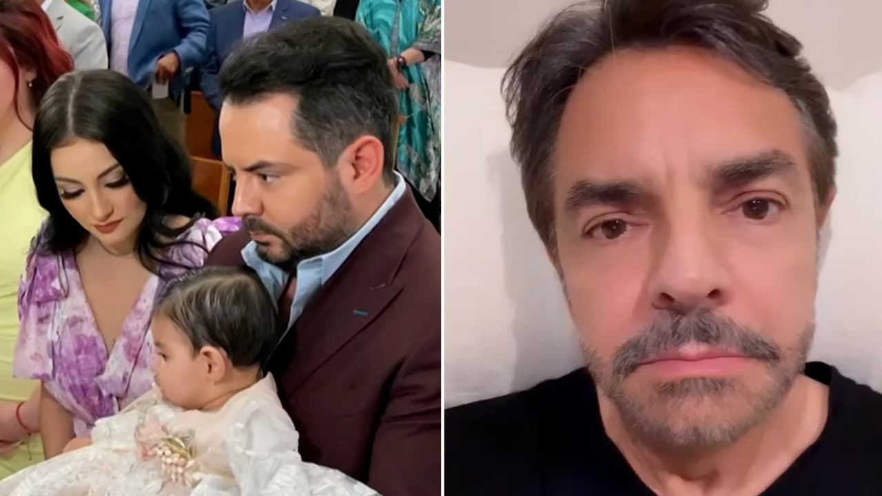 ¿“Vetado” por Victoria Ruffo? Eugenio Derbez por fin revela por qué no fue al bautizo de su nieta
