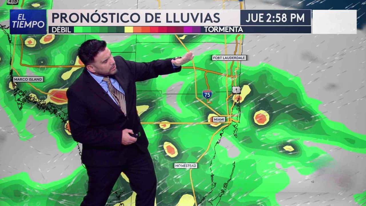 Pronóstico del tiempo hoy en Miami: Corrientes de resaca en playas con chubascos; el termómetro alcanzará 85 °F