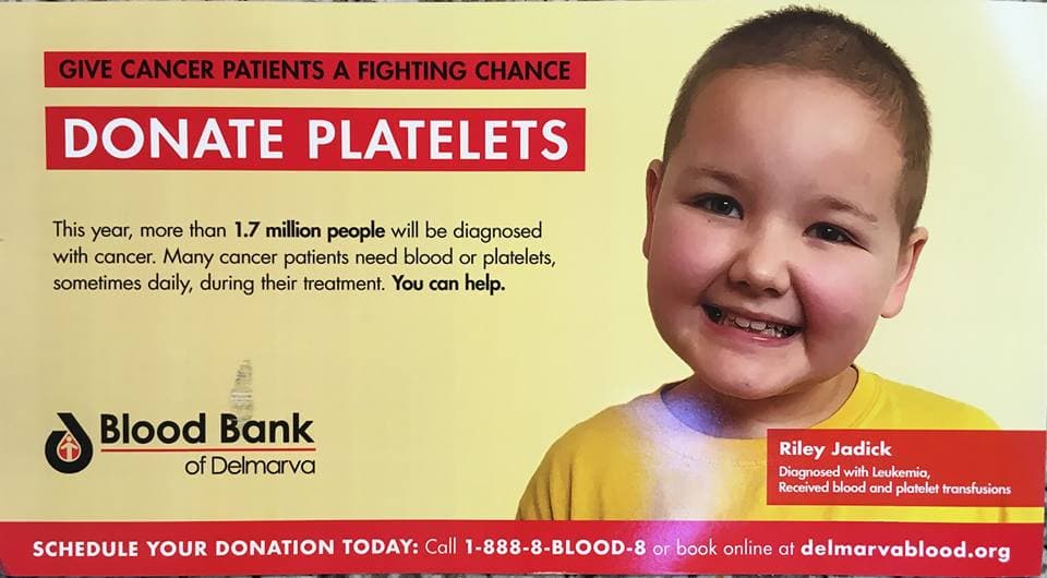 Cuentan sus padres que durante las quimioterapias, muchas veces Jadick ha necesitado de transfusiones de sangre y plaquetas. Siempre las obtuvo.