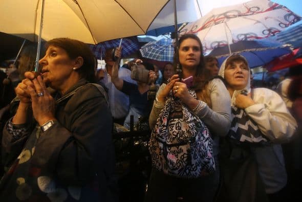 Desde la cabecera de la manifestación se pidió "una desconcentración de manera ordenada y pacífica".