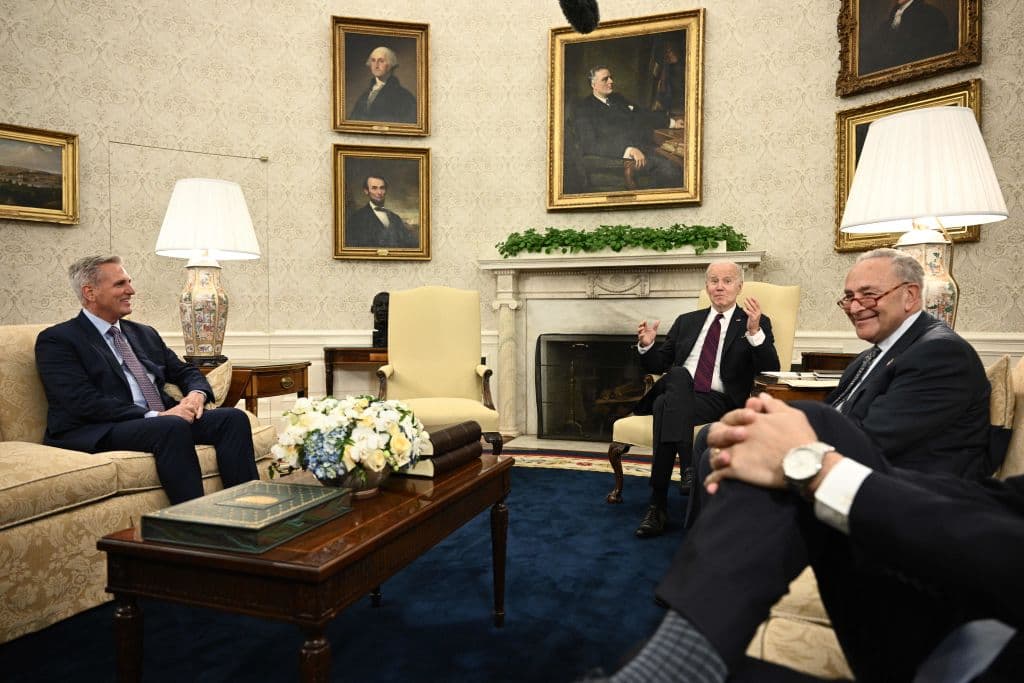 Biden y los líderes del Congreso ya se reunieron en la Casa Blanca la semana pasada.