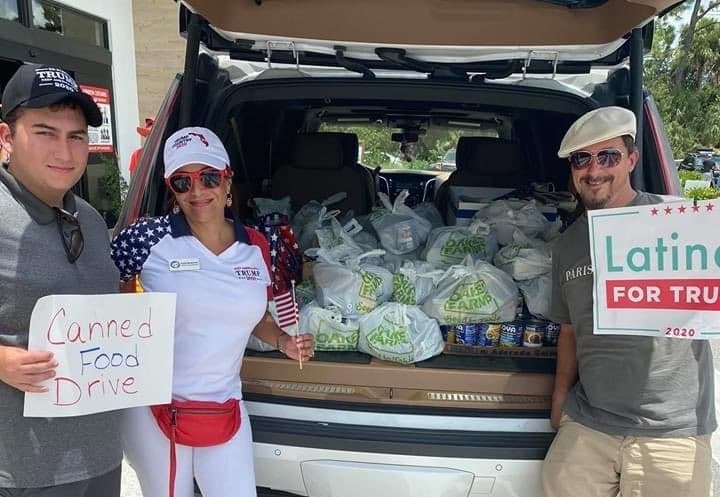 A Republican canned food drive in South Florida.