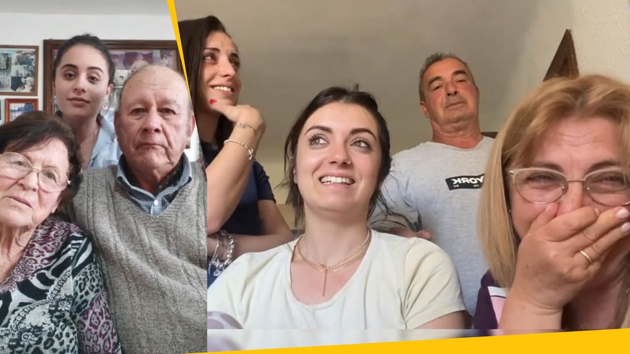 Mienten en una entrevista para una supuesta beca: las reacciones de sus familiares divierten a TikTok